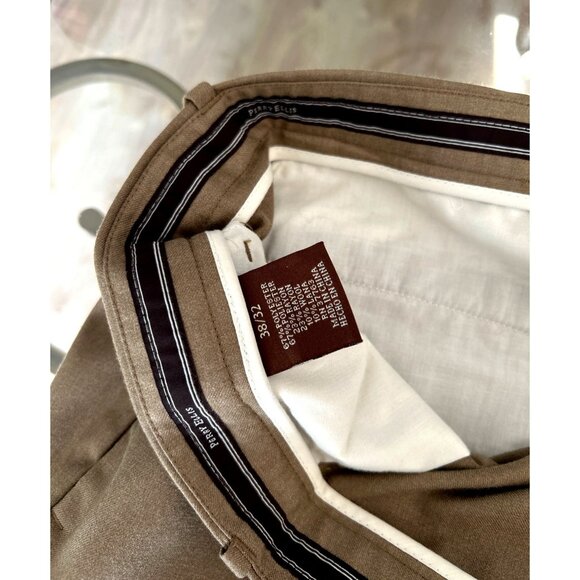 Perry Ellis Mens Tan Dress Pants Size 38x32 - Picture 4 of 6